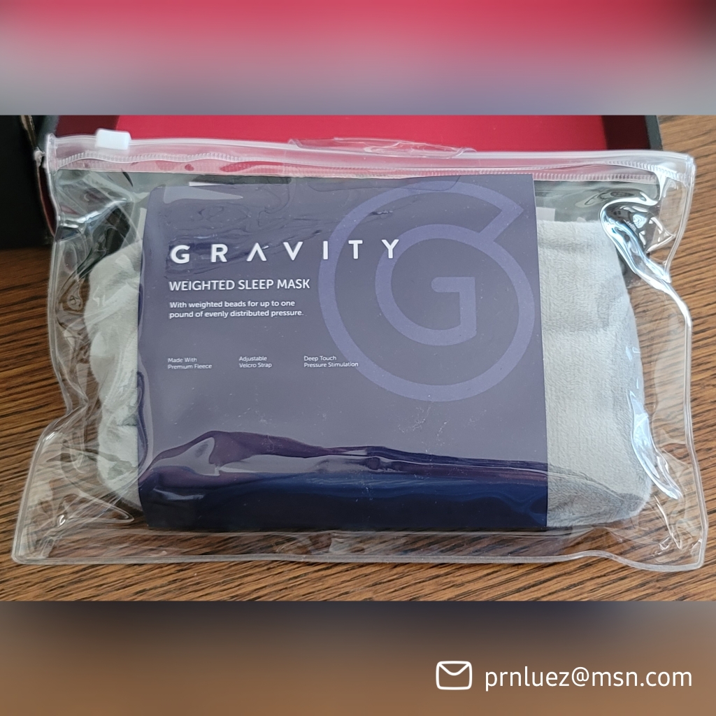 Gravity Weighted Sleep Mask